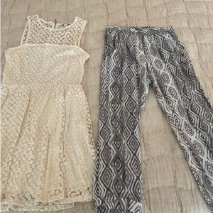 Beautiful Ella Moss mini dress eyelet details